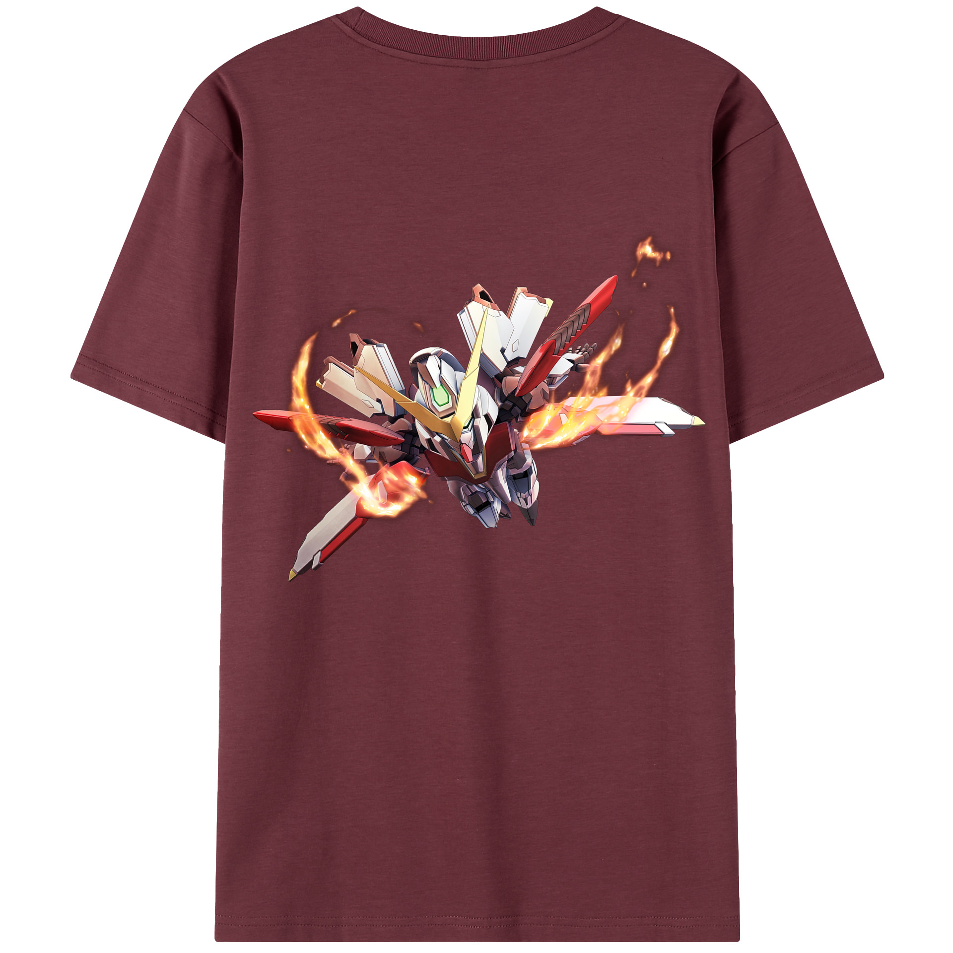 （画像用） 機動戦士ガンダム Mobile Suit Gundam 綿100％半袖Tシャツ（背面プリント）